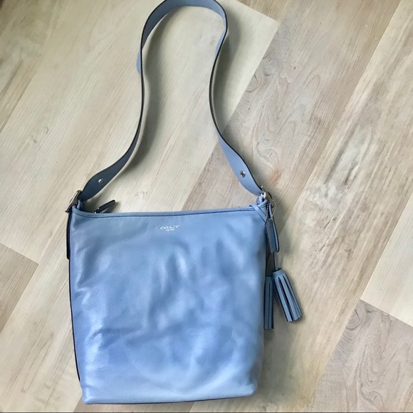 NWT Coach Blue Shoulder Bag - Picture 2 of 8